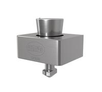 Amig - Square Lock for Rolling Doors | for Swing Doors | Solid Brass and Chrome Gloss | Stainless Steel Shank and 3 Point Keys | Includes Screws