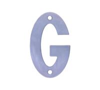 Amig | Stainless Steel Letter G for Indoor and Outdoor Screws | 100 mm | Heavy Duty | for Portals, Walls or Facades | Silver Finish