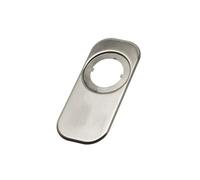 Amig - Stainless Steel Trim Model 10 | Protects Wooden Doors | Corrosion Resistant | For AMIG Shields 30-33 | 165x74mm Plate | Ideal for Secure Locking, Matt, 165x74mm, Stainless Steel 18/8