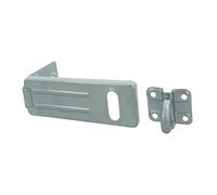 Amig Steel Padlock for Security | Indoor/Outdoor Use | Secure Closets, Sheds, Doors & More | Easy Install with Lag Clips | 5 Lever Mortice Lock Compatible, Metallic Silver