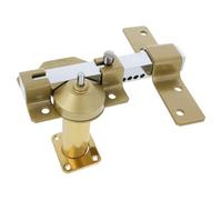 Amig - Surface-Mounted Bolt for Doors with Security Cylinder and Opening Latch | Steel | Hammered Finish | 70 mm Cylinder | Includes 5 Dimple Keys | 88 x 153 mm