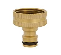 Amig - Tap Union Adapter with Hose | 1" | Quick and Easy Connection for Water Hoses | Corrosion and Weather Resistant | Brass | Matte