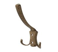 Amig - Wall Hook - 124 x 78 x 77 mm - Leather Color Hanger - Made of ZAMAK. Mod. CS33