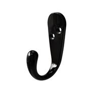 Amig - Wall Hook - 38 x 46 x 19 mm - Matte Black Hanger - Made of Zamak. Mod. CS31