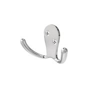 Amig - Wall Hook - 71 x 46 x 24 mm - Brushed Nickel Hanger - Made of Zamak. Mod. CS30