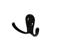 Amig - Wall Hook - 71 x 46 x 24 mm - Matte Black Hanger - Made of Zamak. Mod. CS30