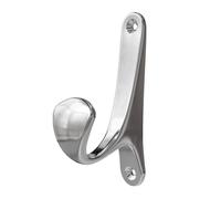 Amig - Wall Hook - 87 x 16 x 46 mm - Satin Nickel Hook - Made of Zamak. Mod. CS34