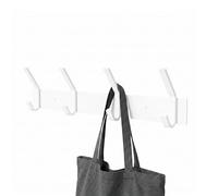 Amig - Wall-Mounted Multiple Coat Rack - 405 x 105 x 45 mm - White Color Hanger - Made of Steel. Mod. CM38