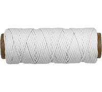 Amig - White Braided Polypropylene Cord Mod. 20180 | Multi-Purpose Cord Spool, Strong and Soft, Ideal for Crafts, Crafts, Decoration or DIY | Dimensions: Ø 1.7mm x 25m