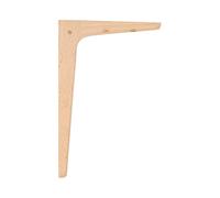 Amig - Wooden Bracket - 250 x 150 mm - Beech - Shelf and Rack Support - Kitchen, Living Room, Office, and Garage - Easy Installation - Mod. 19