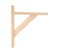 Amig - Wooden Bracket - 320 x 280 x 35 x 15 mm - Beech - Shelf and Rack Support - Kitchen, Living Room, Office, and Garage - Easy Installation - Mod. 18
