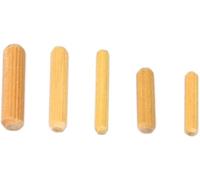 Amig - Wooden Spigot | Board Joint | Diameter 10 x 40 mm | Pack of 40 | Ribbed and Beveled End for Stronger Unions | Pine Wood