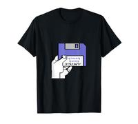Amiga Workbench Diskette Insert Retro Computer T-Shirt