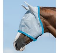 Amigo Breathable Fly Mask with Ears - Baby Blue/Electric Blue