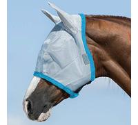 AMIGO Durable Fly Mask Full Size Baby Blue Electric Blue