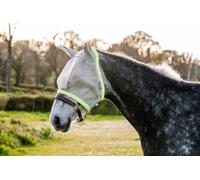 Amigo Fly Mask, WB, Silver/Lime