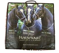 Amigo Hero 600D with Ripstop Plus 100g Turnout Rug - Fig/Navy/Tan SIZE 7.0 S12B