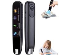 Amigo Pen Traductor,Amigo Pen Multipurpose Translation Device,Supports Voice Translation Between 112 Languages for Students, Business Professionals, Travelers and Dyslexia (Black)