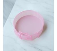 Amigo Pet Bowl - Portable 3D Printed Dog & Cat Bowl - Plastic Bowls for Cats and Dogs - Eco-Friendly Feeding Dishes (Translucent Pink)