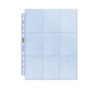AMIGO Ultra Pro 9-Pocket Silver Series Pages for 3-Ring Collectors Album - Magic: The Gathering, Yu-Gi-Oh!, Pokemon, World of Warcraft, Match Attax, Star Wars, Star Trek...