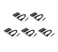 Amigocee 5X MSATA to USB 3.0 SSD Enclosure External Hard Drive Disk Box Storage Case Adapter for 30X50mm 30X30mm MSATA SSD