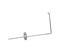 Amigocee Portable Fly Tying Vise Tool Fly Vise Fishing Hook Rotary Fly Gears 360° Rotation Multiple Adjustments Easy Install Easy to Use Silver