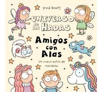 Amigos con Alas: Un libro de colorear mandalas distinto para adultos, adolescentes y niños mayores con personajes de hadas y animales fantásticos muy lindos y divertidos ideales para relajarse
