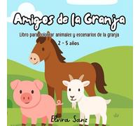 Amigos de la granja: Libro para colorear animales y escenarios de la granja