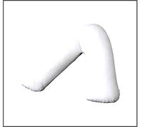 AmigoZone 2 Pack V Shaped Pillow Cases Covers, Pregnancy Maternity Orthopedic Support Nursing Pillow Cases V Pillows Cover (White)