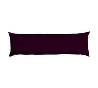 AmigoZone Bolster Pillow (Double 4 FT 6Inch)- Hollowfiber Filled Body Pillow, Long Pillow for Maternity Support, Side Sleeper With Free Pillow Case (Plum, Double 4.6FT(52"))