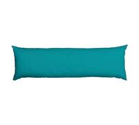 AmigoZone Double Body Pillow - 4.6FT Hollowfibre Filled, Maternity Support, Side Sleeper With Free Teal Pillow Case