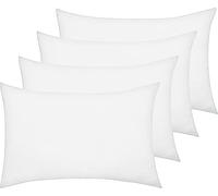 AmigoZone Egyptian Cotton 200 Thread Count Pillow Pair (White, 4 PACK)