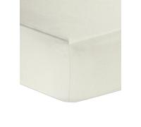 AmigoZone Extra Deep 16" (40cm) Fitted Bed Sheets - Non Iron Percale Quality For Thick MATTRESS - (Pillow Pair, Cream)