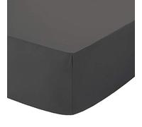 AmigoZone Extra Deep 16" (40cm) Fitted Bed Sheets - Non Iron Percale Quality For Thick MATTRESS - (Pillow Pair, Charcoal)