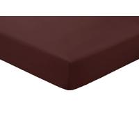 Amigozone Extra Deep 16"(40cm) Non Iron Percale Pollycotton Fitted Sheets (Double, Chocolate)