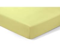 Amigozone Extra Deep 16"(40cm) Non Iron Percale Pollycotton Fitted Sheets (King, Lemon)