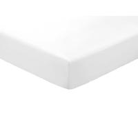 Amigozone Extra Deep 16"(40cm) Non Iron Percale Pollycotton Fitted Sheets (King, White)