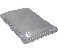 AmigoZone Luxury Large & Extra Large Luxury Waterproof Dog Bed Cushion Washable Zipped Mattress (Large, Grey)