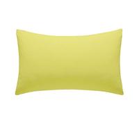 AmigoZone New 4 Pack Pillowcases Housewife Plain Cover Polycotton Percale Bedroom Pillowcases (Lemon, Housewife Pillow Cases 4 Pack)