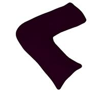 AmigoZone Orthopaedic-Luxury V Shaped Pillow Nursing, Pregnency, Back Support With Free Pillow Case (Plum)