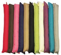 AmigoZone Plain Faux Fur Draught Excluder Decorative Door or Window Draft Guard, Energy Saver (Set of 1, Assorted)