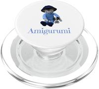 Amigurumi Boy and Dog Cute Crocheted Boy and Dog PopSockets PopGrip for MagSafe