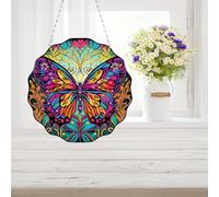 Amiiba Diamond Painting Hanging Kits Dead Leaf Butterfly,5D Diamond Art Double Sided Hanging PlaquesDIY Ornament Pendants Decorations (Dead Leaf Butterfly)