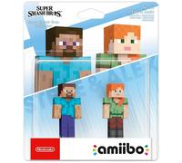 Amiibo Super Smash Bros. Minecraft Steve & Alex 2-Pack Characters Nintendo