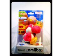Amiibo Yoshi in Pink Wool - Yoshi's Woolly World Collection Nintendo