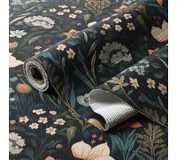 Amiitay Vintage Floral Non-Slip Shelf Liner Non-Adhesive, 16IN x 10FT