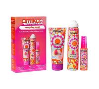 amika everyday magic bestsellers set - includes travel size soulfood nourishing hair mask, perk up talc-free dry shampoo spray + the wizard silicone-free detangling primer (3 pieces)
