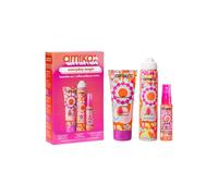 amika everyday magic bestsellers set - includes travel size soulfood nourishing hair mask, perk up talc-free dry shampoo spray + the wizard silicone-free detangling primer (3 pieces)