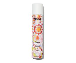 amika fluxus touchable flexible hold hairspray - working hair spray for women with a touchable finish - protects against humidity without stickiness - colour-safe formula with sea buckthorn (270 ml)