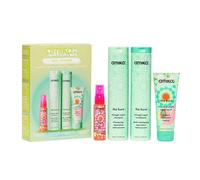 amika inner strength routine set - includes the kure strength repair sulfate free shampoo + hair conditioner + travel size hair mask + the wizard silicone-free detangling primer (4 pieces)